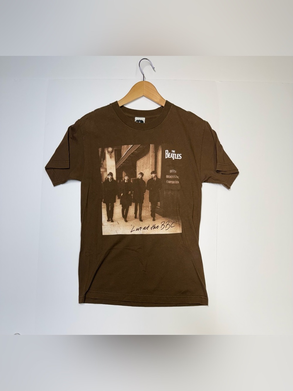 The Beatles T Shirt Live At The Bbc British Broadcasting Corporation Mens Size S